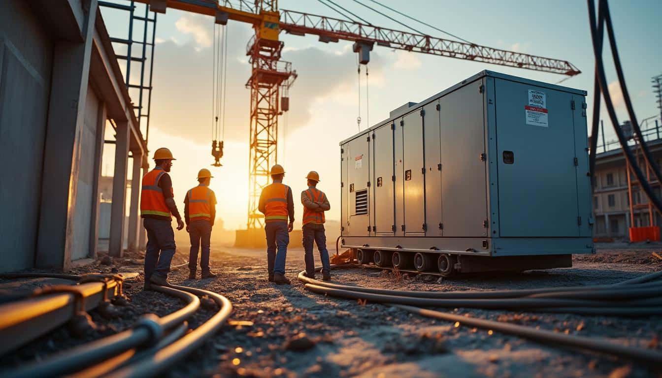 Quelles sont les solutions batteries pour réduire les émissions sur chantier ?