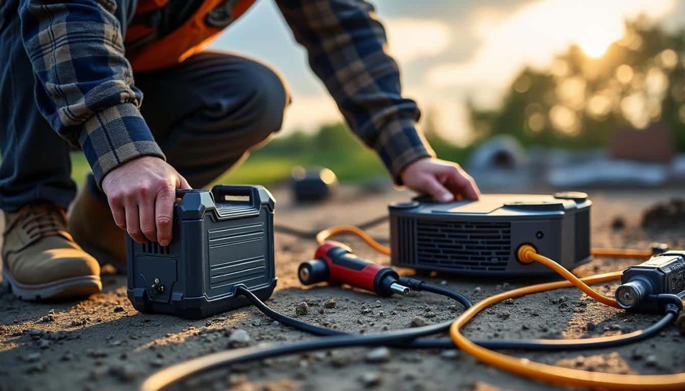 Les usages des batteries pour l’alimentation temporaire sur les chantiers