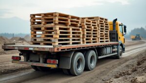 Comment la palettisation de camion optimise la logistique sur un chantier de transport
