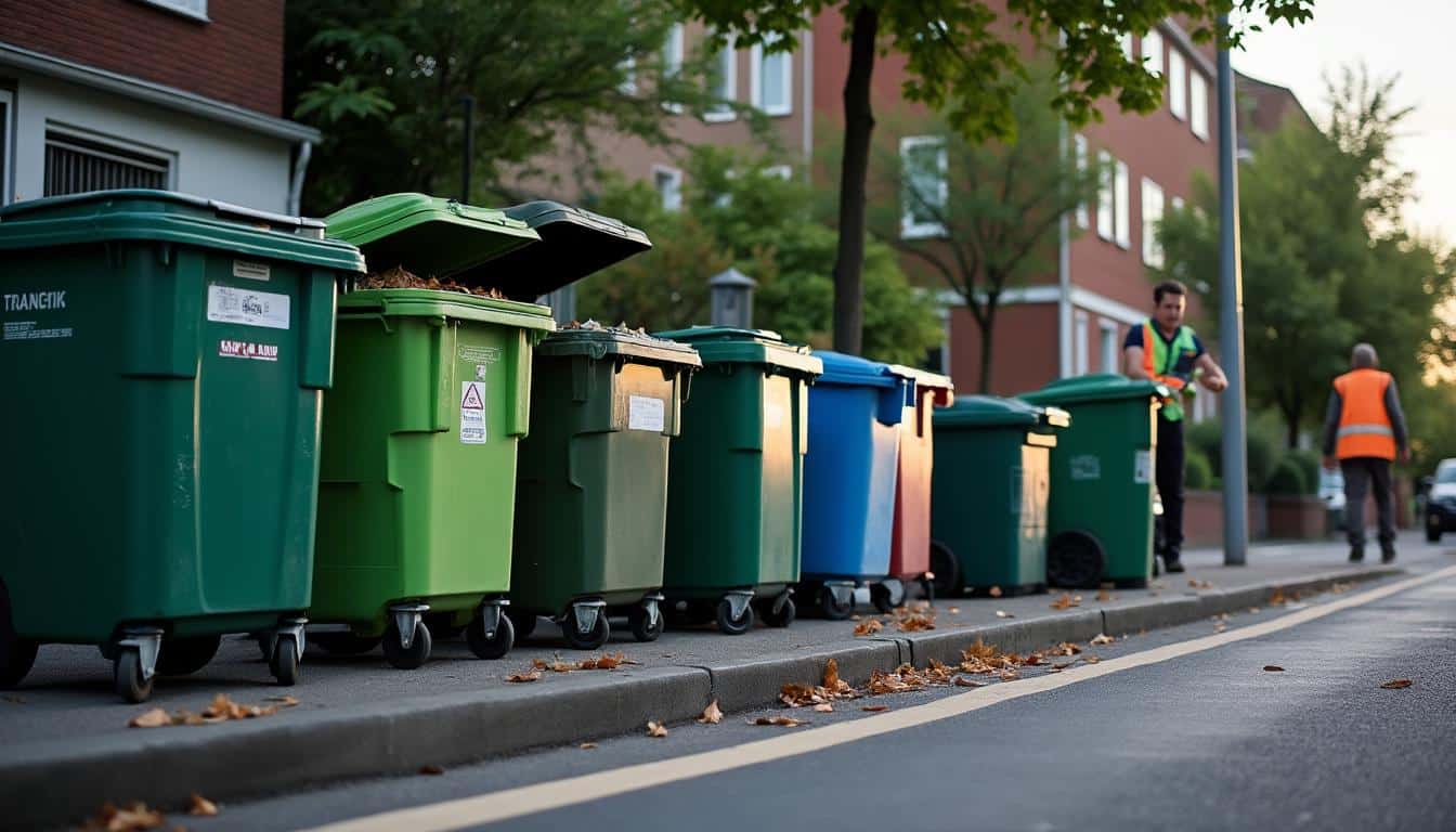 Illustration: Comprendre les différents types et caractéristiques des conteneurs à déchets