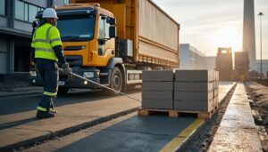 Maîtriser la gestion des livraisons de béton grâce à la palettisation en camion