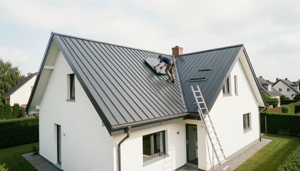 Toiture de maison en bac acier : avantages, prix et pose