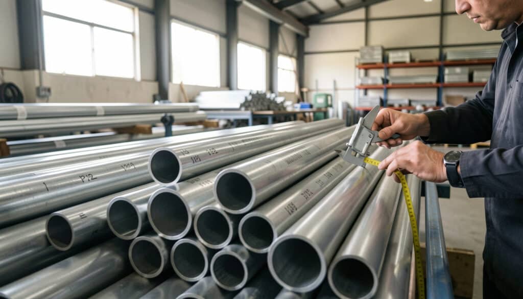 Diamètre d’un tube en acier : dimensions et usages