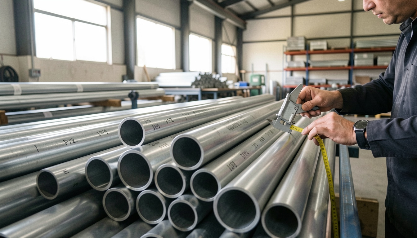 Diamètre d’un tube en acier : dimensions et usages