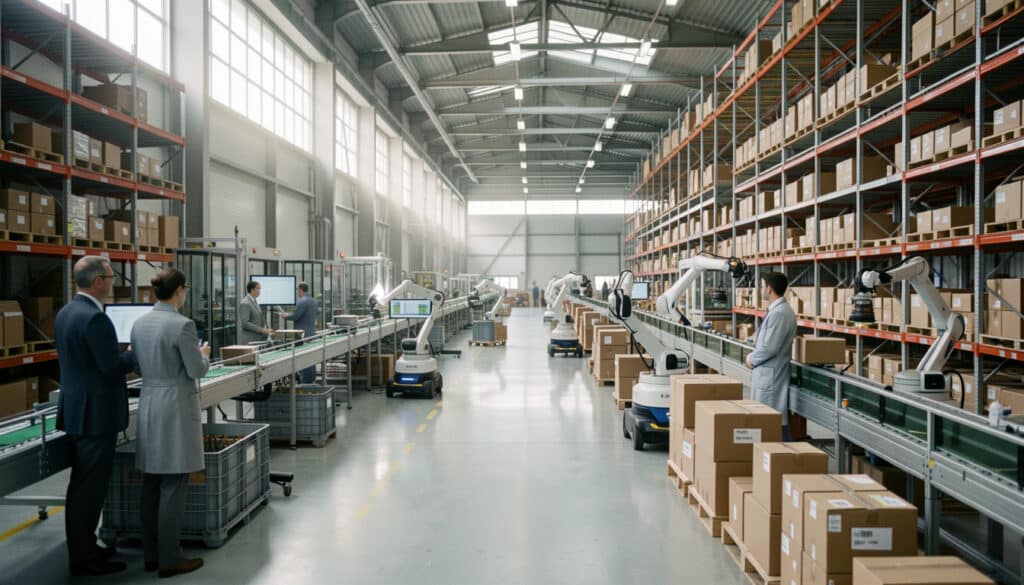 Entrepôt automatisé : technologies, gains et déploiement