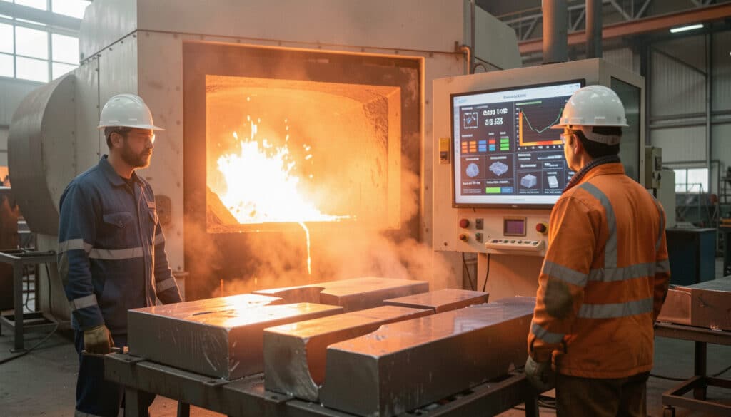 Température de fusion de l’acier et seuils selon l’alliage